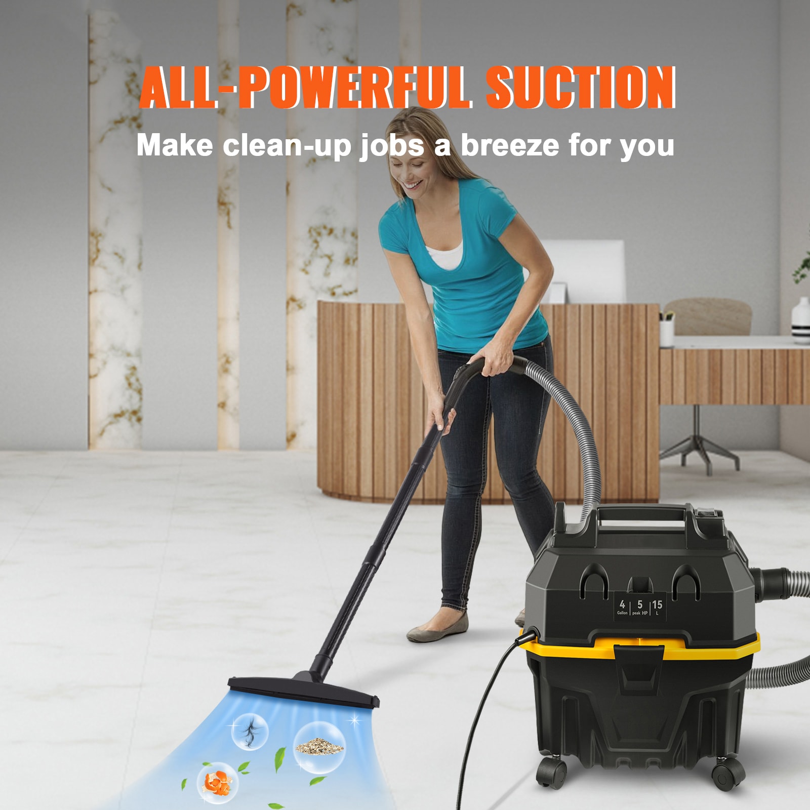 Wet Dry Shop Vacuum Cleaner With Blowing Function For Car And Home_voghion.com
